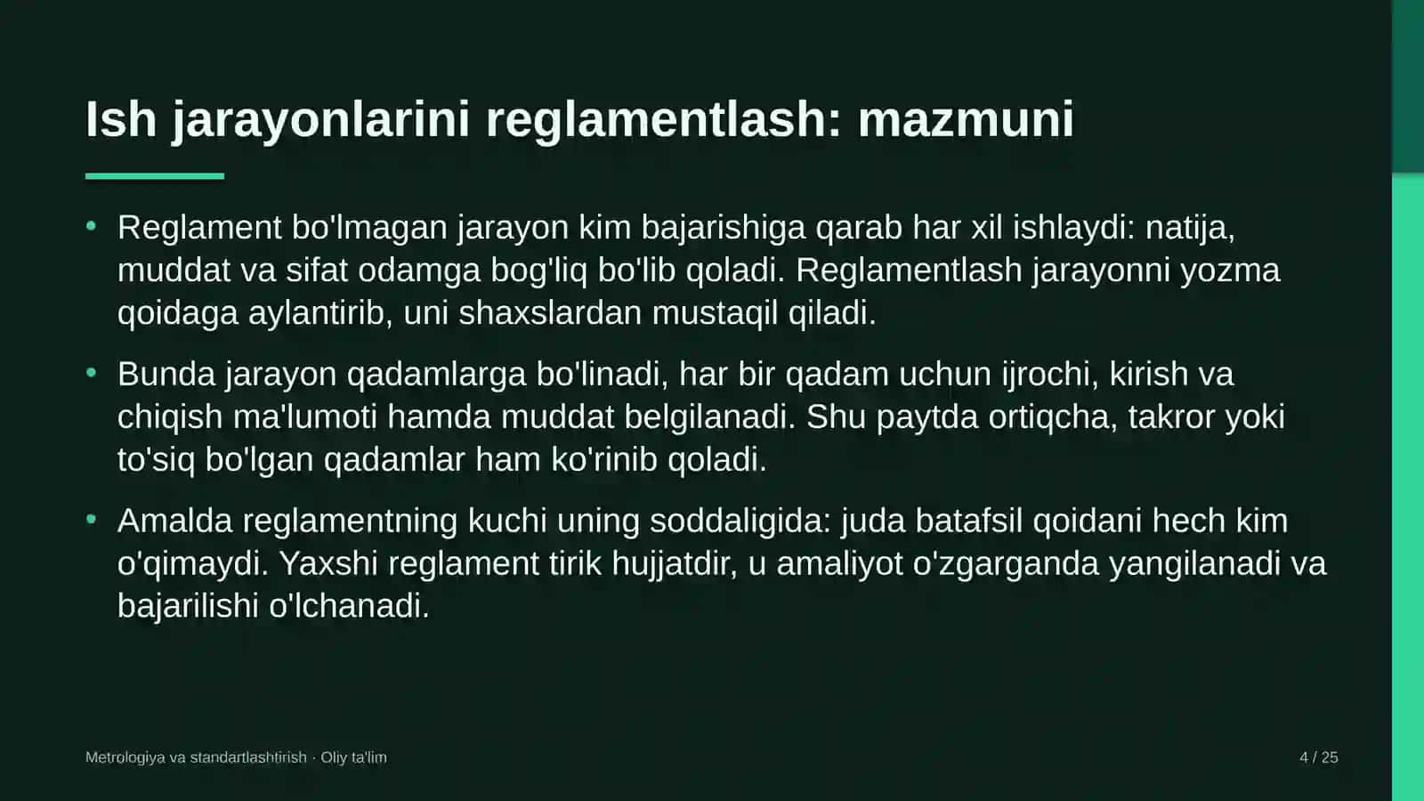 elektr ta'minoti korxonalarida ish jarayonlarini reglamentlash 1460 4