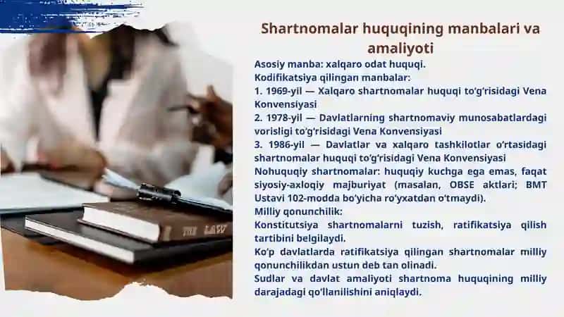Xalqaro Shartnomalar Huquqi 4