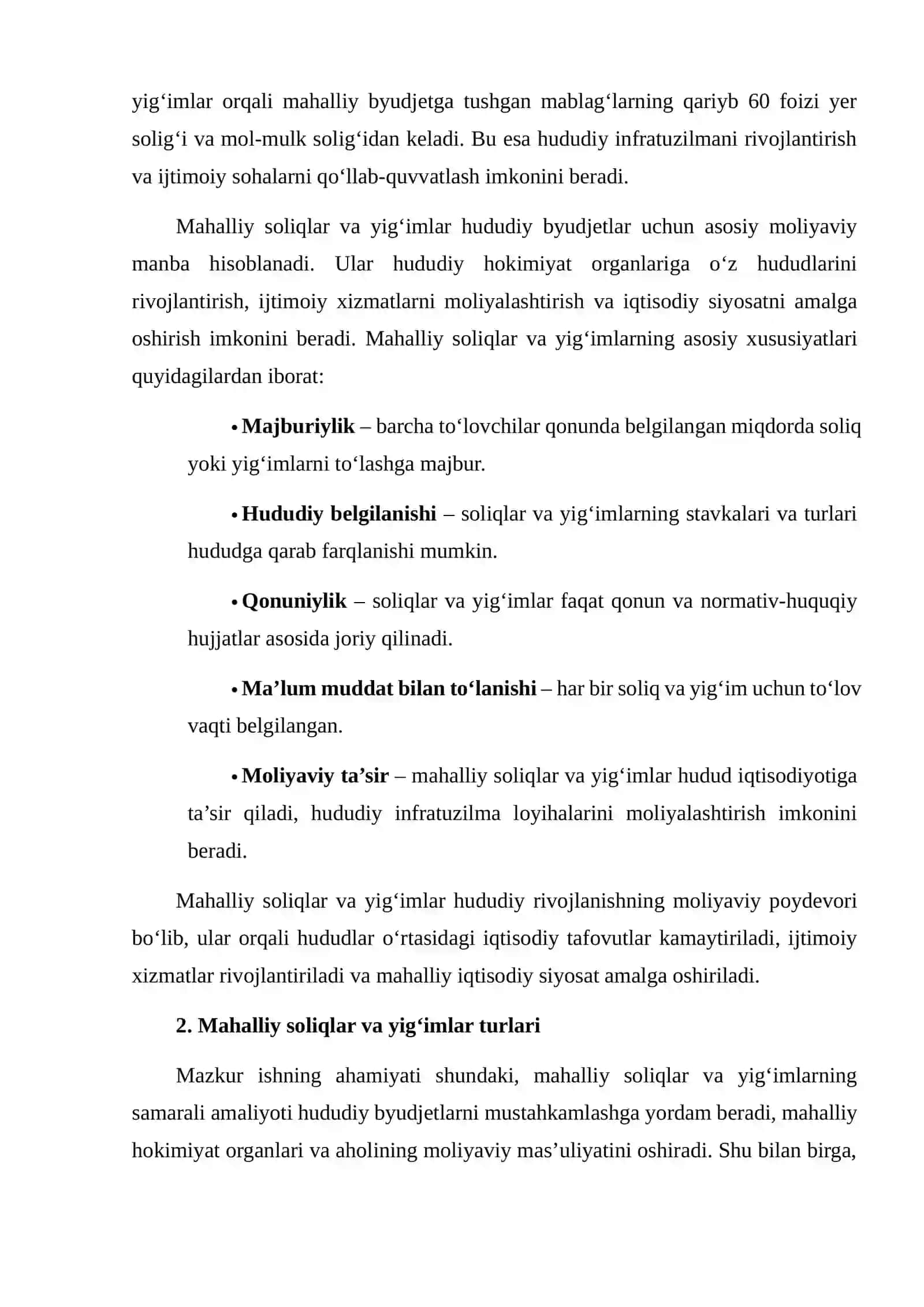 MAHALLIY SOLIQLAR VA YIG‘IMLARNING AMALIYOT MEXANIZMI 4
