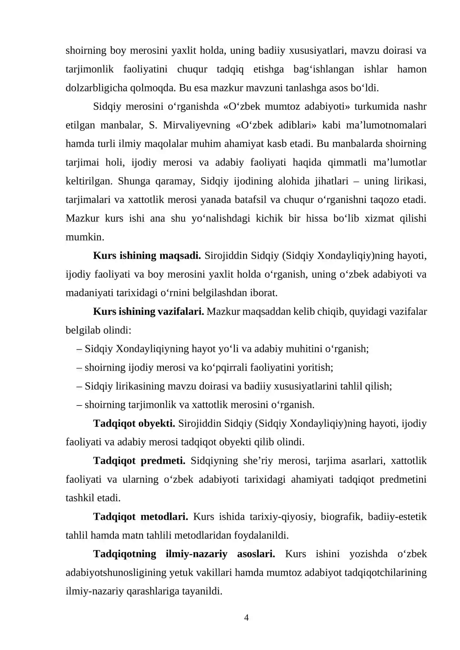 SIROJIDDIN SIDQIYNING IJODIY MEROSI 4