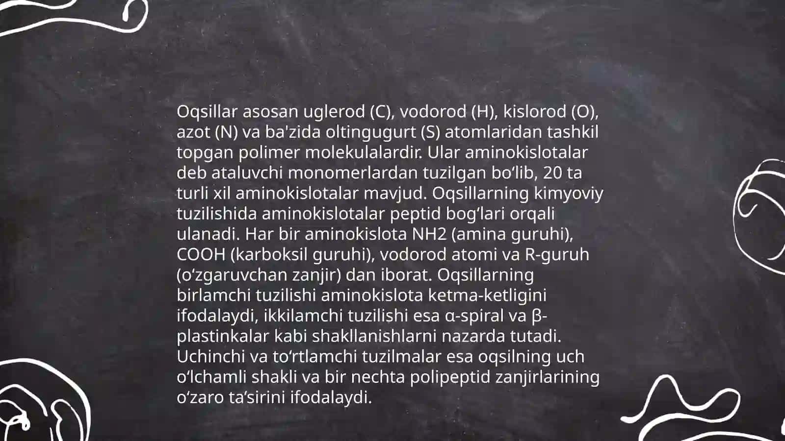 Oqsillar 4