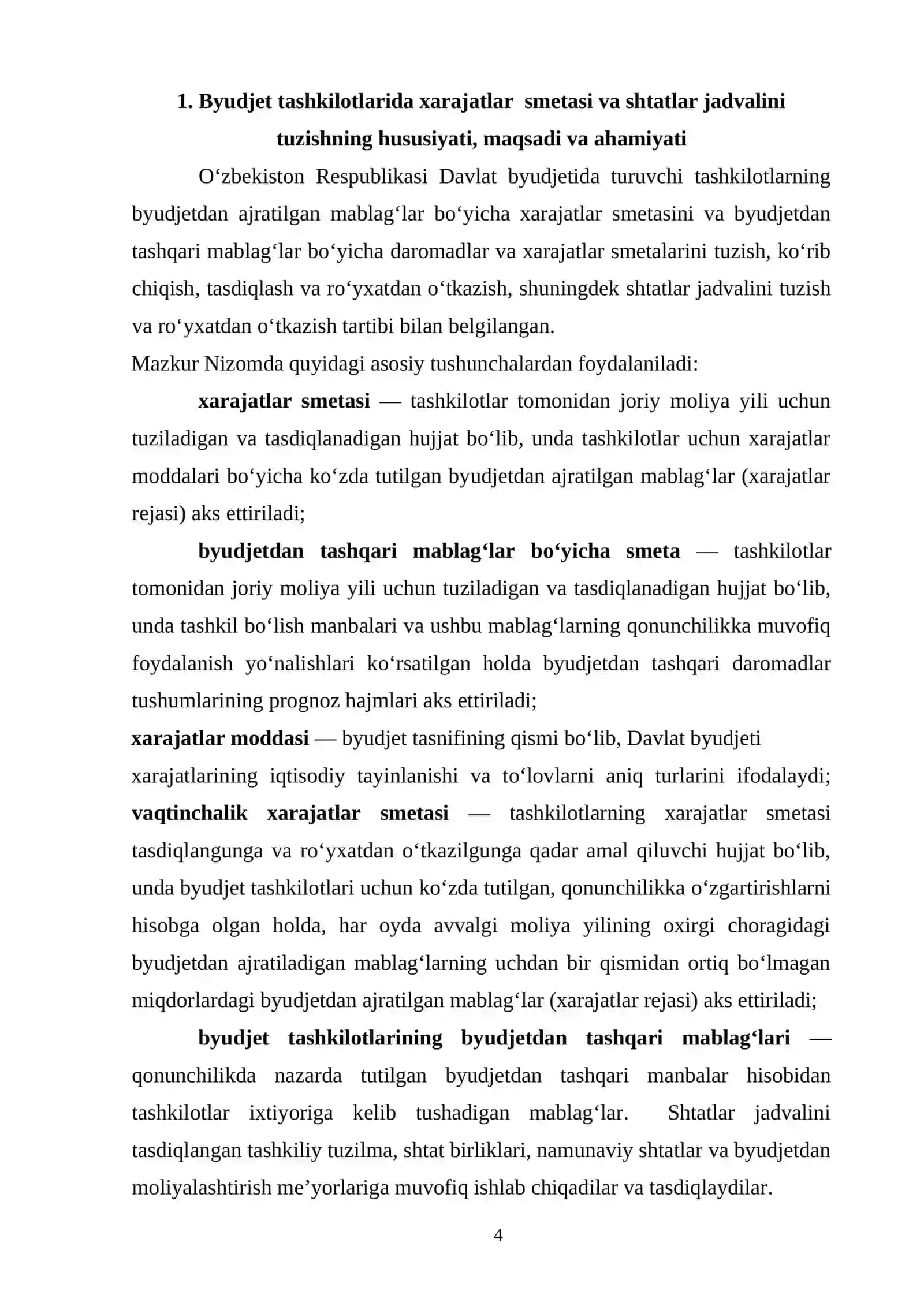 DAVLAT BYUDJETI XARAJATLARI TIZIMI 4