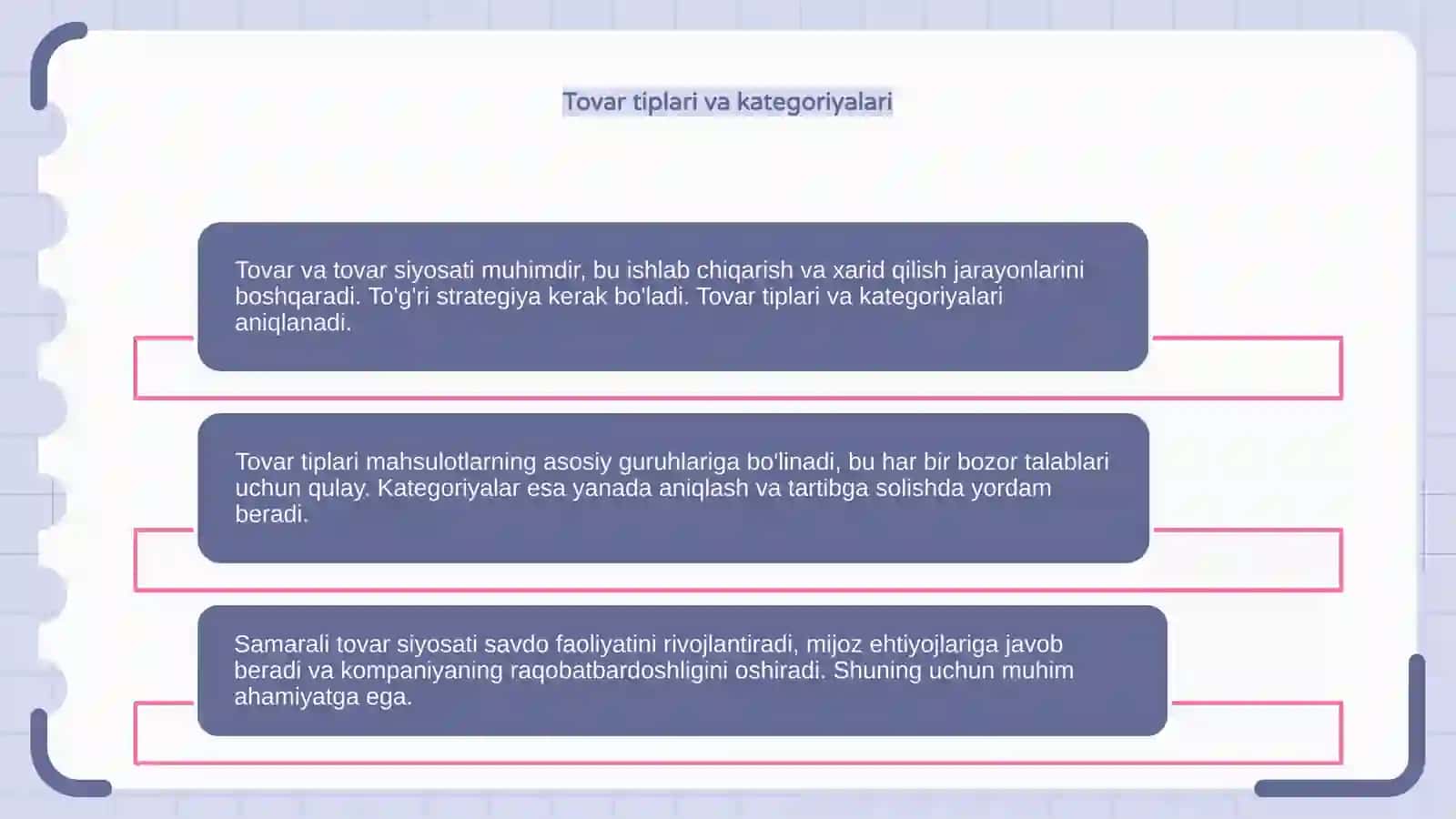 Tovar va tovar siyosati 4