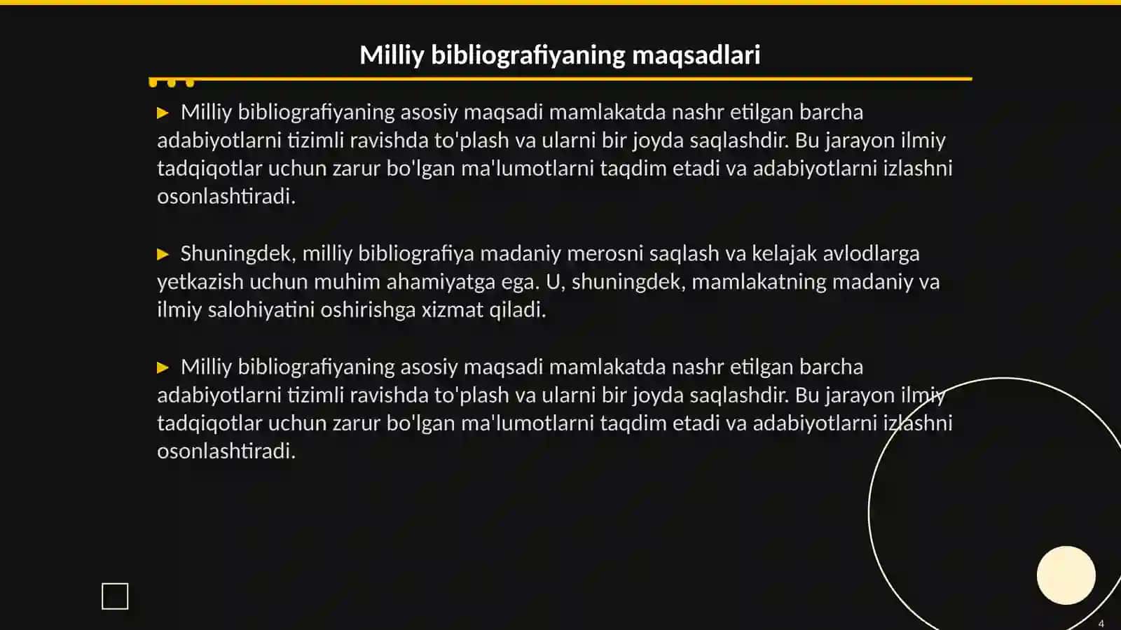 Milliy bibliografiya tushunchasi 4