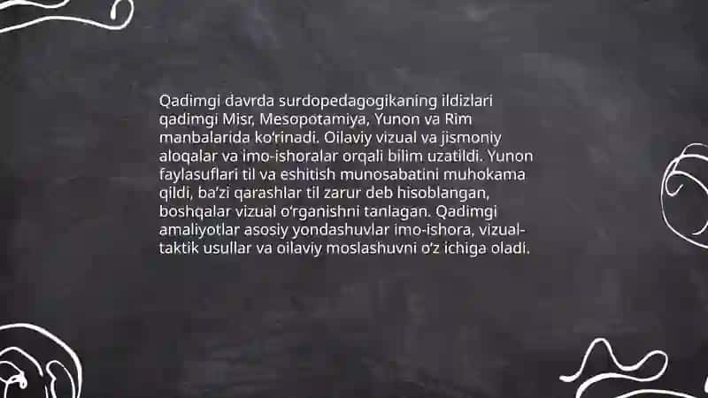 SURDOPEDAGOGIKA tarixi va umumiy maʼlumot 4