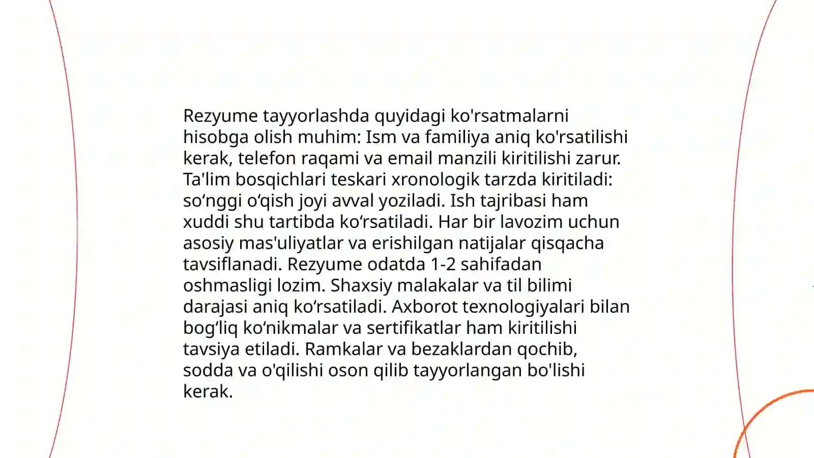 Shaxsiy ish qogozlar uslubi 4