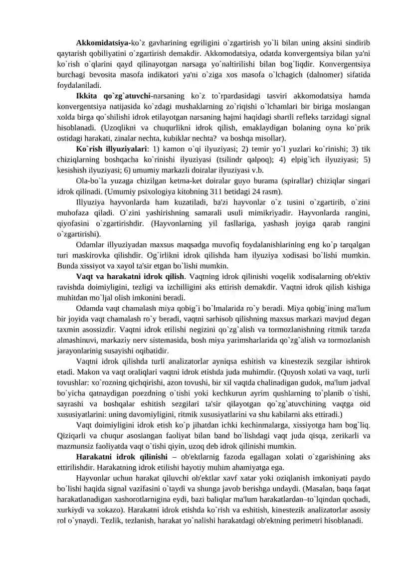 Idrok va onun xususiyatlari 4