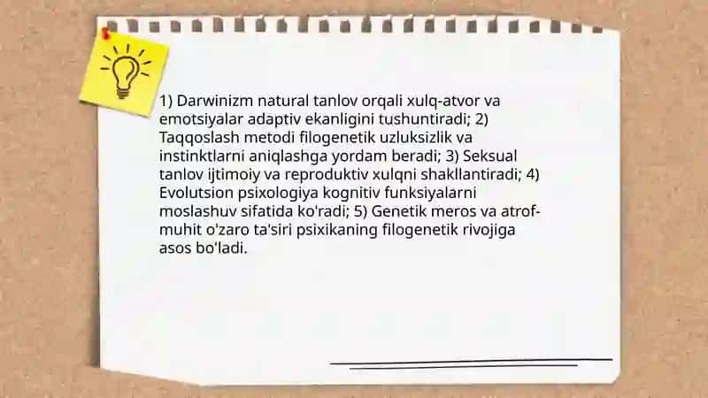 Psixikaning filogenetik taraqqiyoti 4