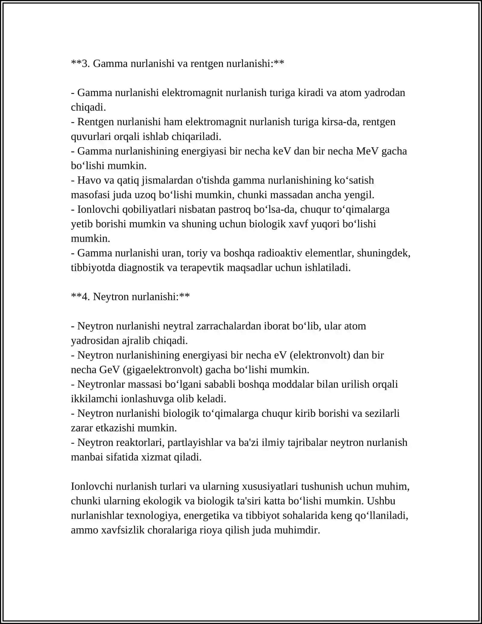 RADIATSION NURLARDAN HIMOYALANISH CHORA-TADBIRLARI 4