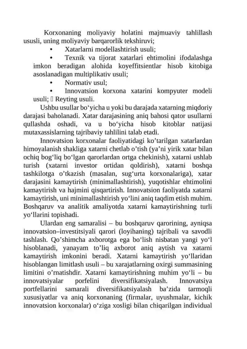 18-Mavzu. Innovatsiyalarning samaradorligi 4