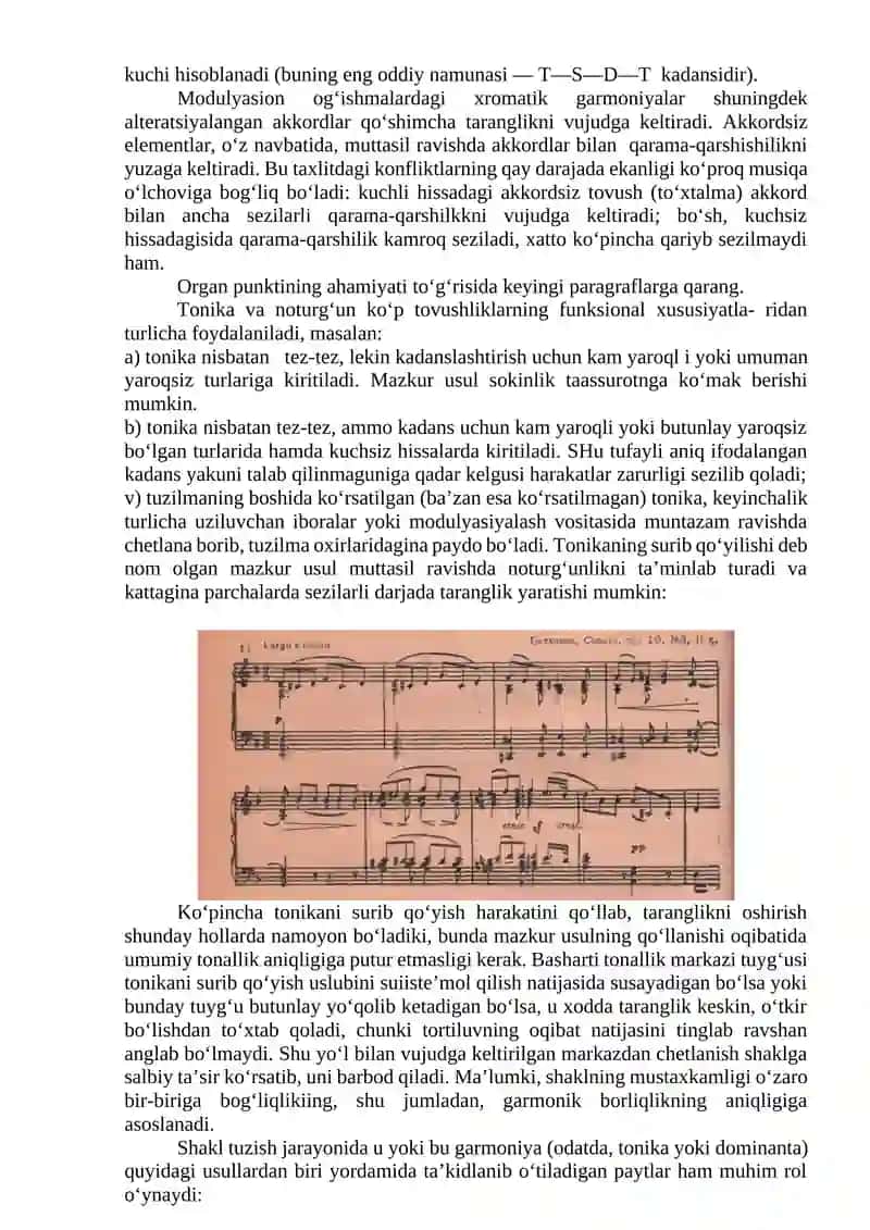Musiqa shakli va uning eng muhim umumiy asoslari 4