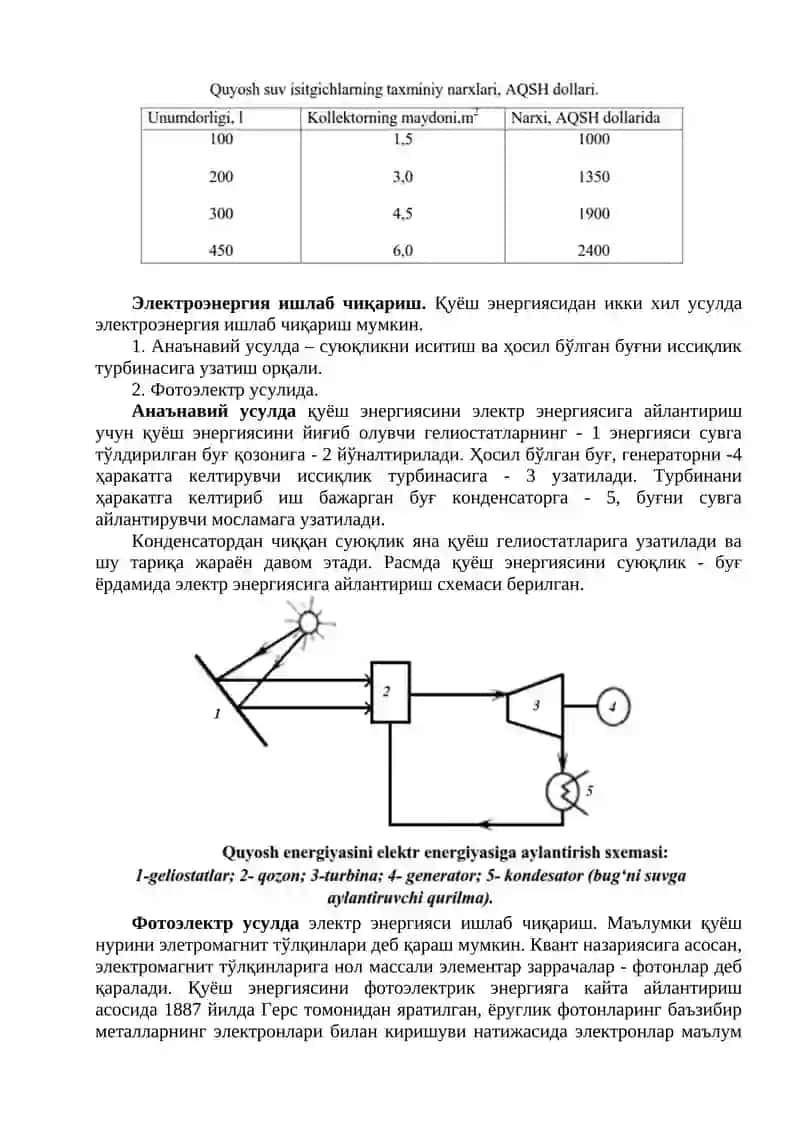 Қуёш энергияси 4