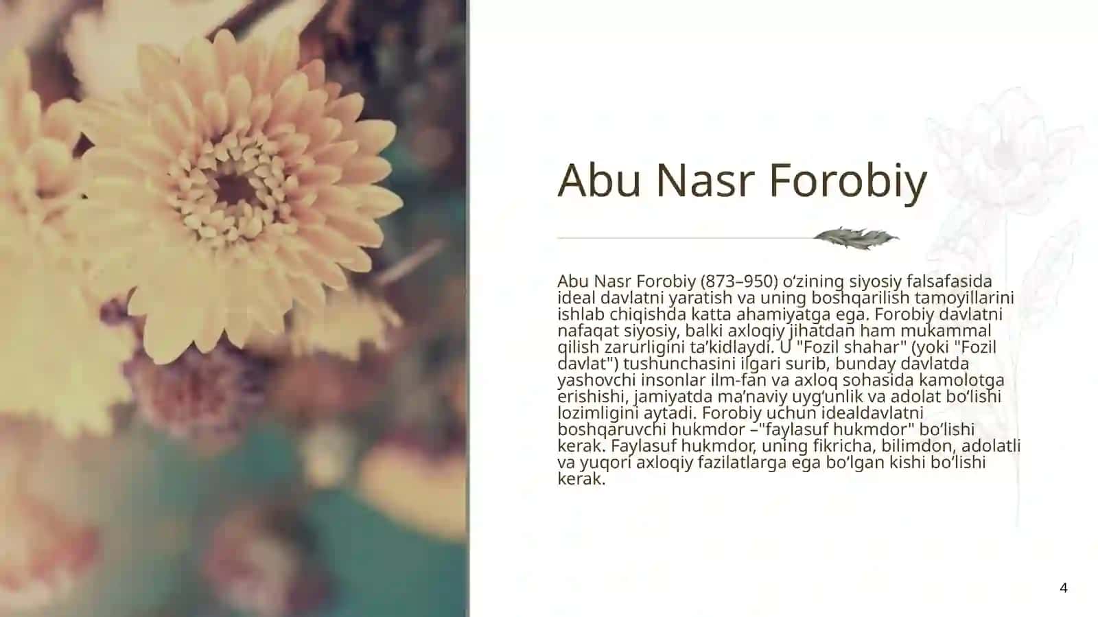 Abu Nasr Forobiy va G'azzoliyning falsafiy ilmiga oid qarashlarini qiyosiy tahliletish 4