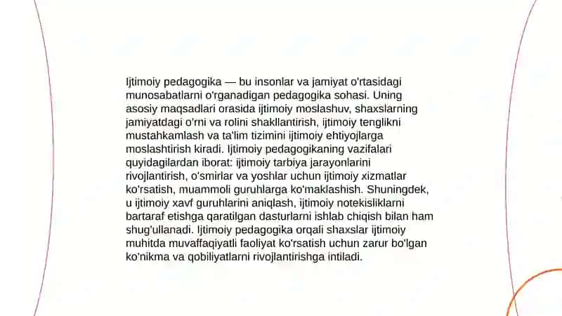 Ijtimoiy pedagogikaning nazariy asoslari 4