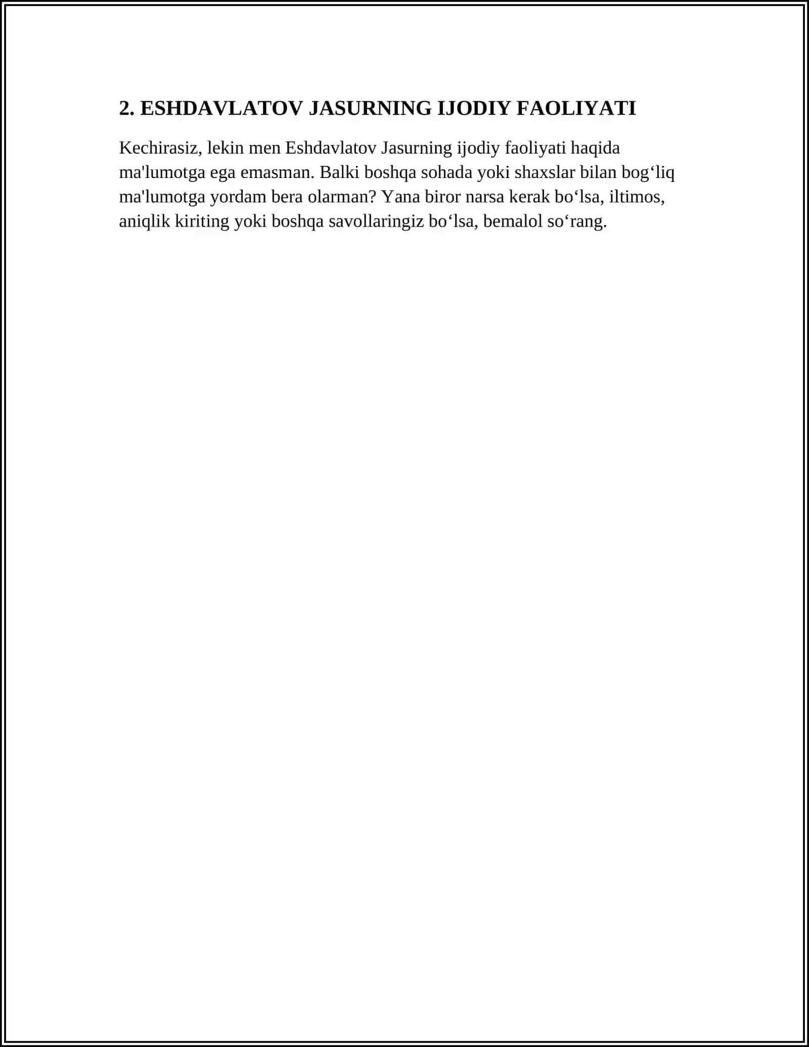 ESHDAVLATOV JASUR 3FS-22OKI 4