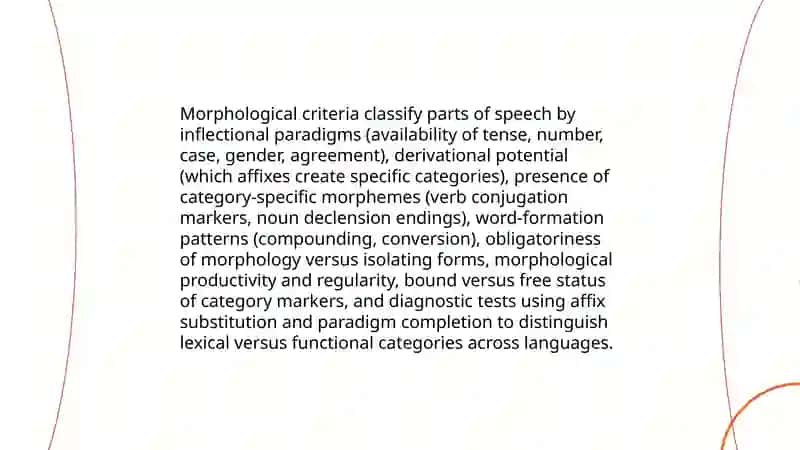 Parts of speech in different languages ånd their classification principles 4