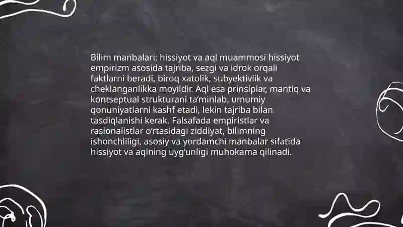 Bilimning falsafiy muammolari 4
