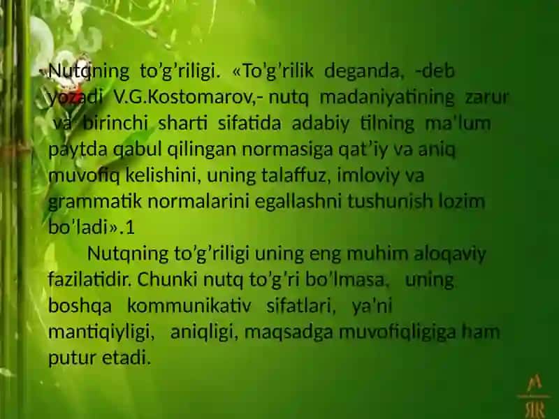 Nutq bayon qilish 4