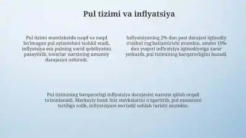 Pul muomalasi munosabatlari 4