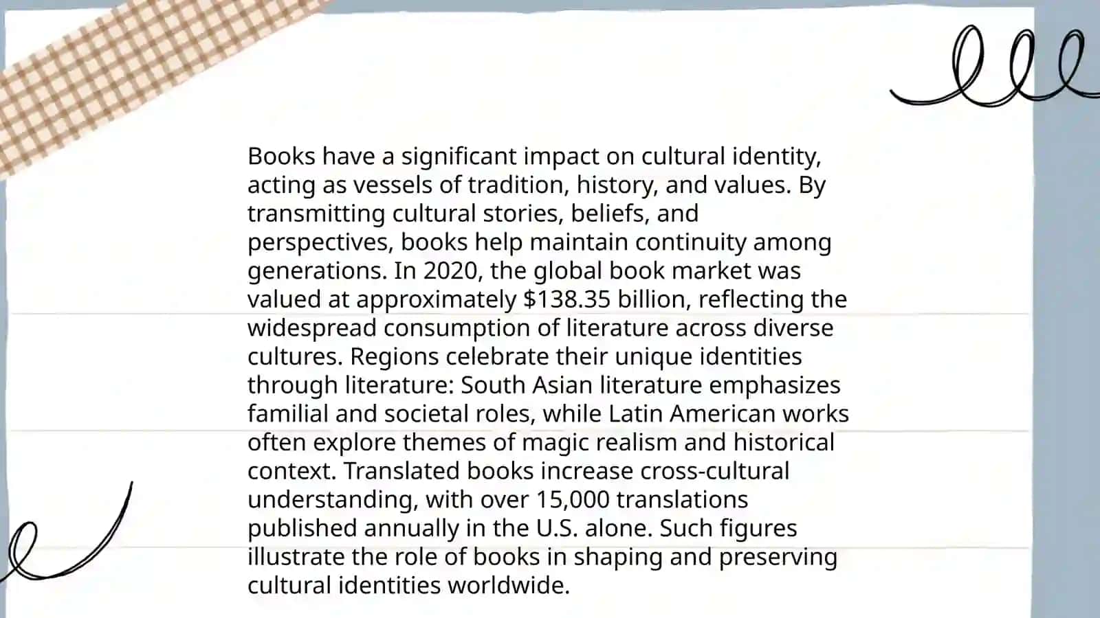 The role of books 4
