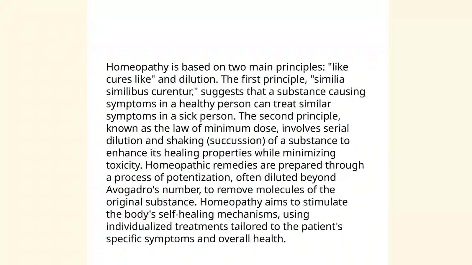 Homeopathy 4