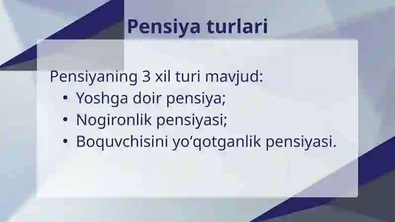 Pensiya ta’minotining moliyaviy manbalari 4