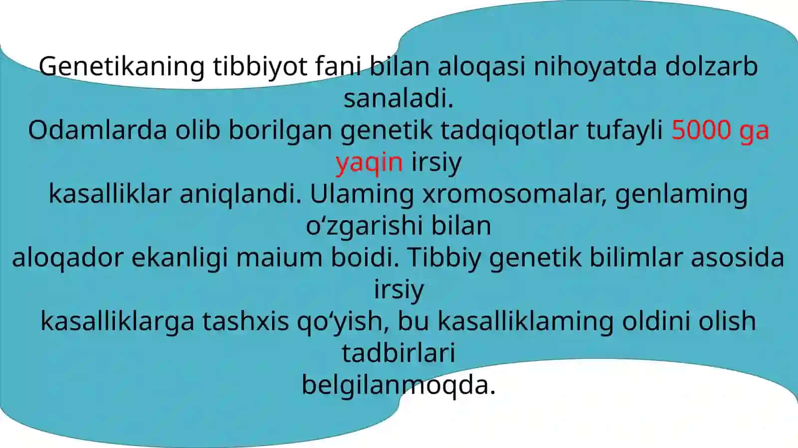 Tabiiy fanlar tizimi da genetika ning o’rni 4