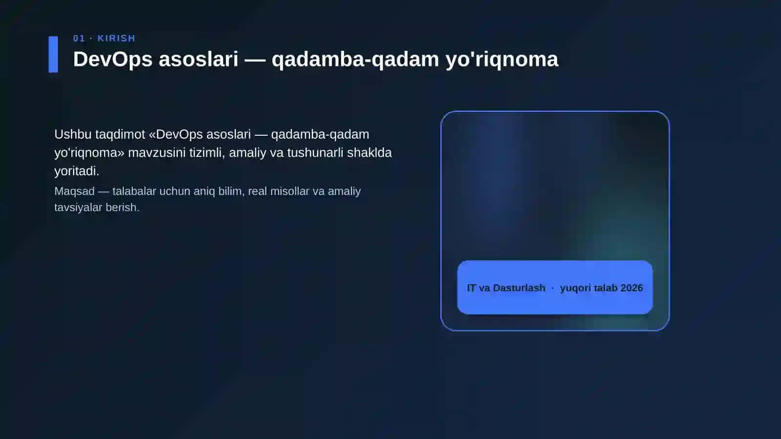 DevOps asoslari — qadamba-qadam yo'riqnoma 4