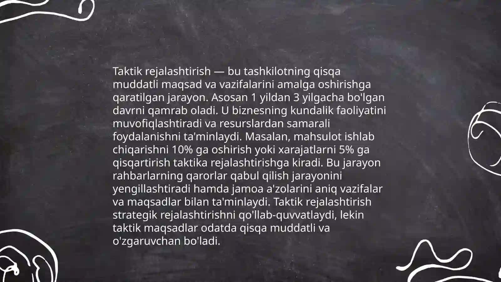 Strategik rejalashtirish 4