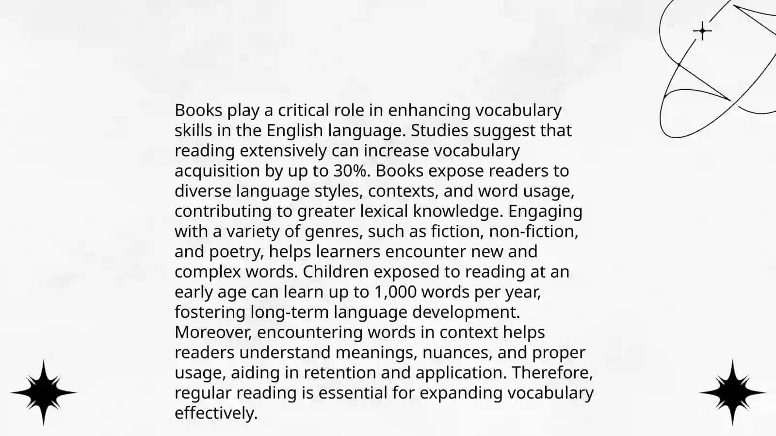 The role of books 4