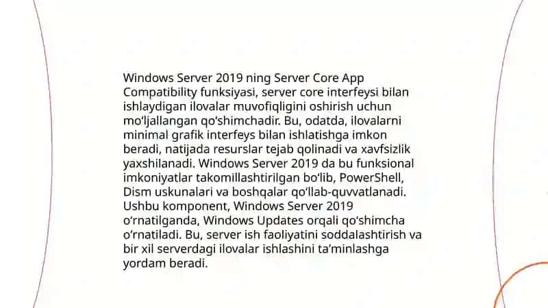 Windows Server 2019 ning oldingi versiyalaridan afzallik tomonlari 4