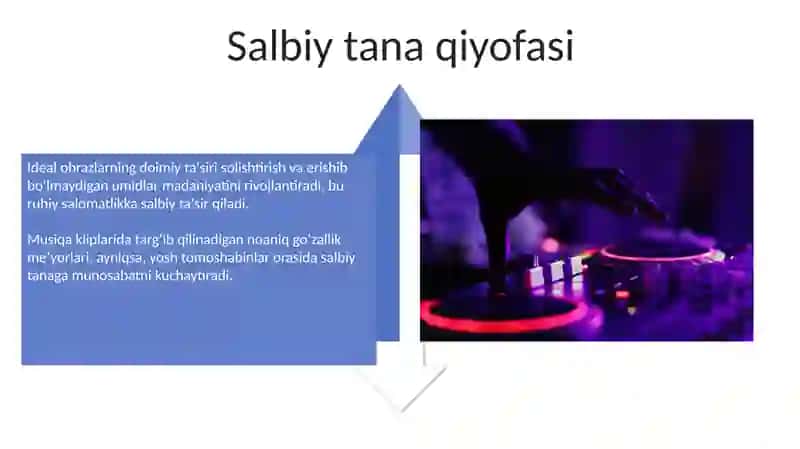Musiqiy vidiokiliplar va ularning salbiy gʻoyalari 4