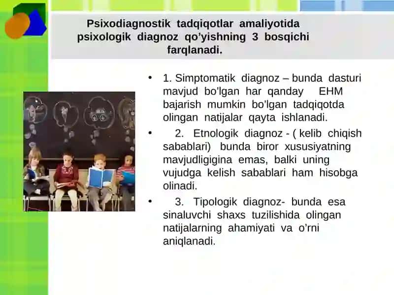 Bolalar amaliy psixologining psixologik diagnostika faoliyat 4