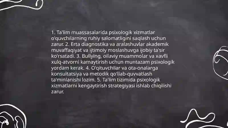 Psixologik xizmatning rivojlanishi 4