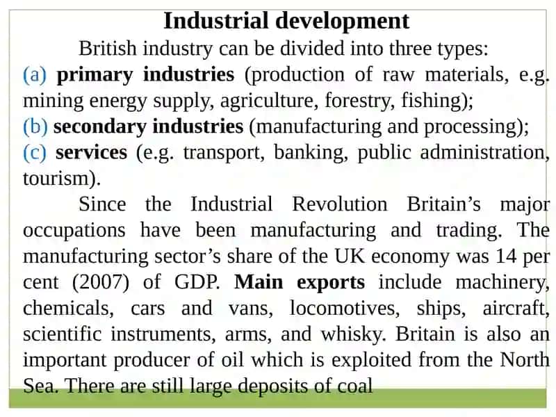 The economy, sport and Mass media in the UK 4