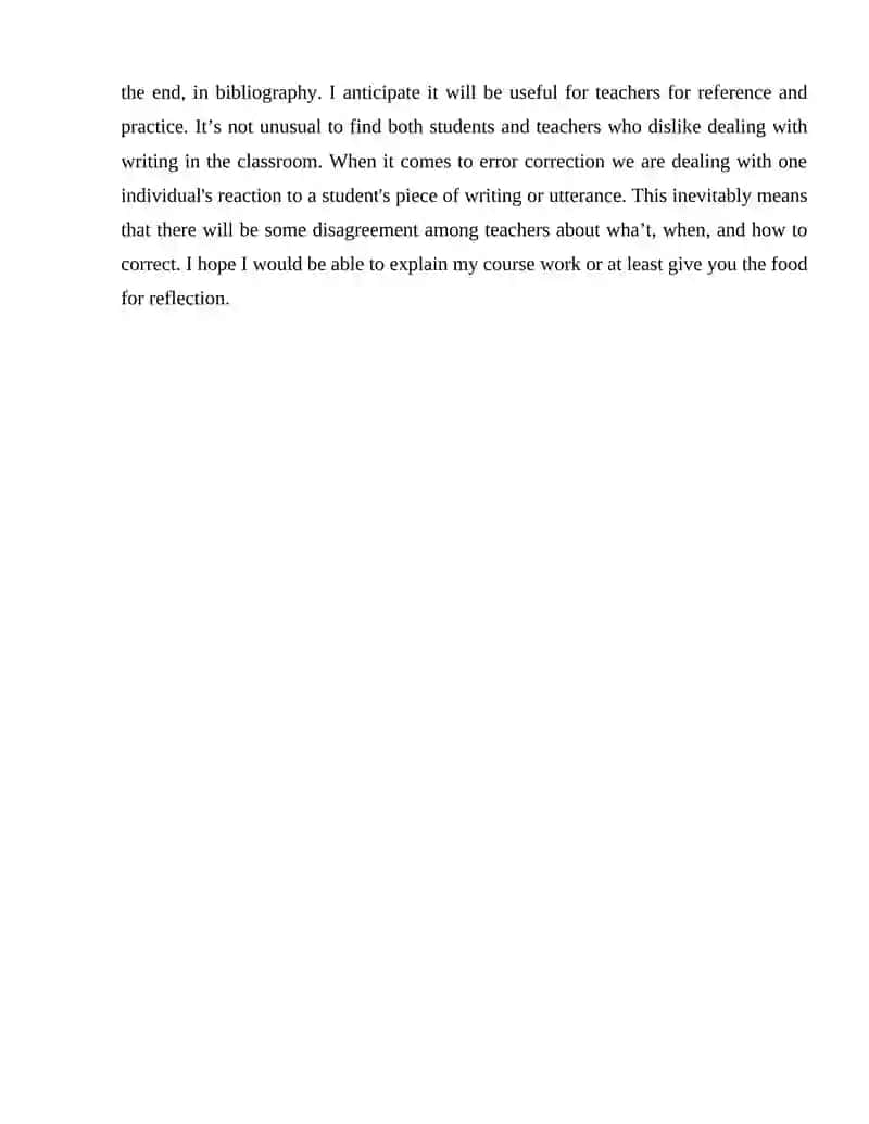 The Principles of Error Correction 4