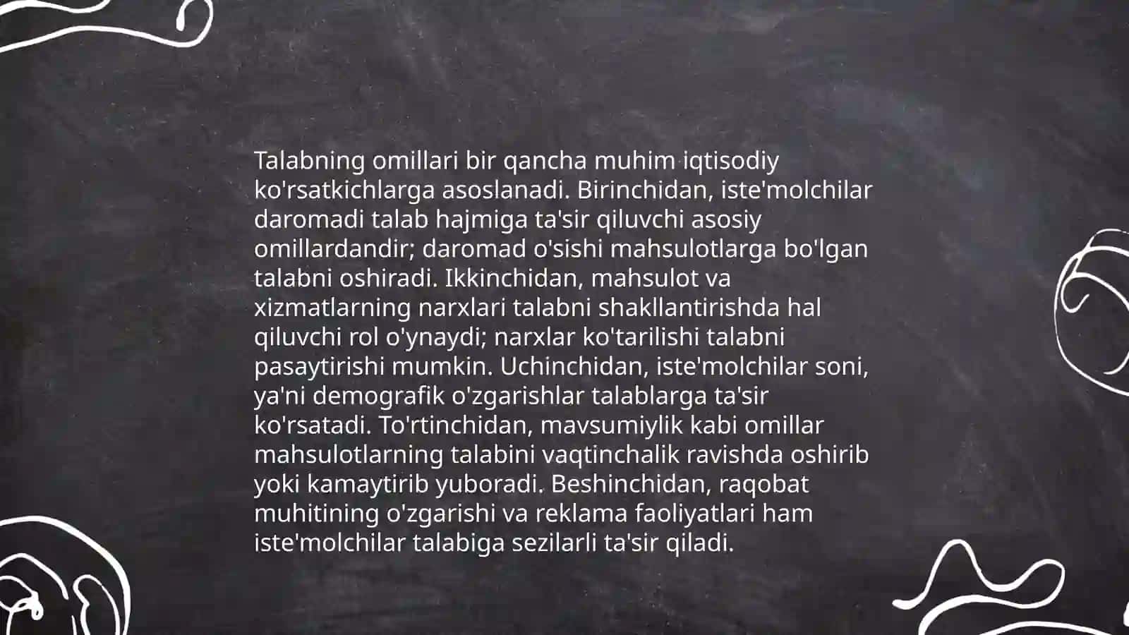 Talab taklif bozor muvozanati 4