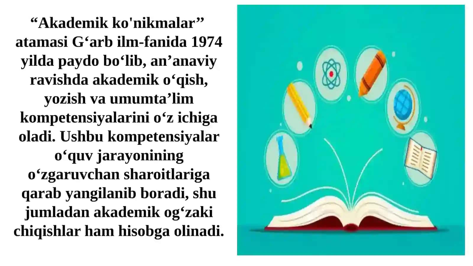 AKADEMIK KO‘NIKMALAR VA KASBIY KOMPETENTLIK FANIGA KIRISH 4