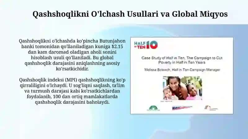 Qashshoqlik: Ta'rif va Sabablari 4