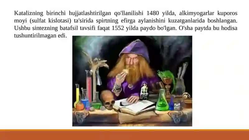 Organik sintezdagi katalizatorlarning roli 4