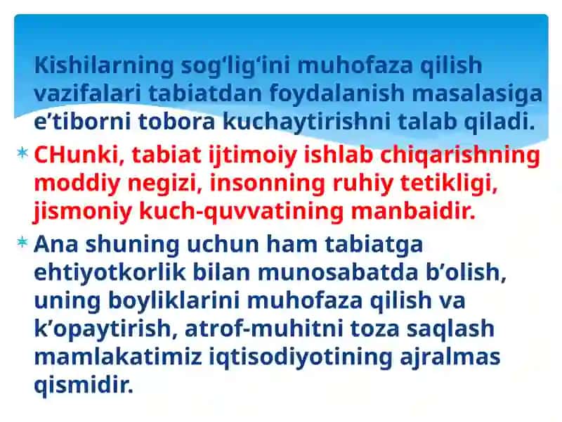 Tabiatdan foydalanishning geografik asoslari faniga kirish 4