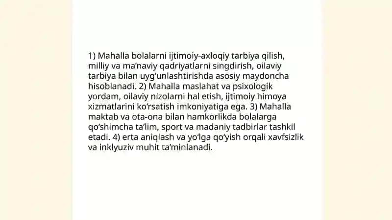 Bola tarbiyasida oila, mahalla va maktab hamkorligi 4