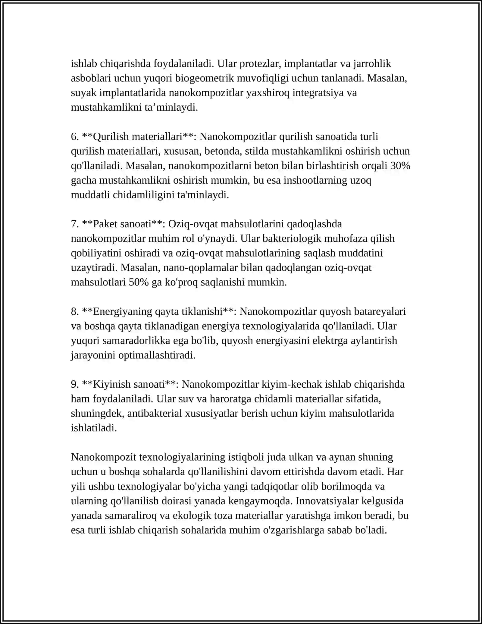 POLIMER MATERIALLARNI MUSTAHKAMLIGINI OSHIRISH YO’LLARI 4