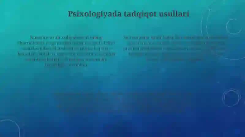 Hozirgi zamon psixologiyasining metodlari 4