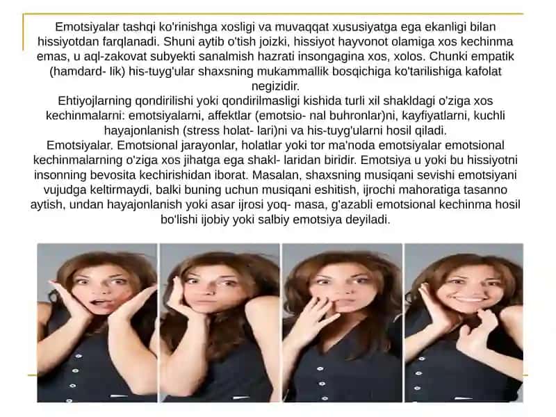 Shaxsning emotsional jabhasi va unga o'rganish metodlari 4
