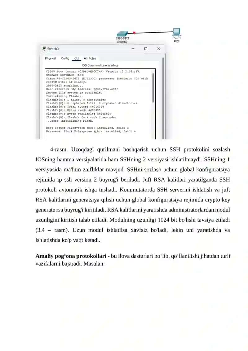 Amaliy pog'ona protokollari va xizmatlari 4
