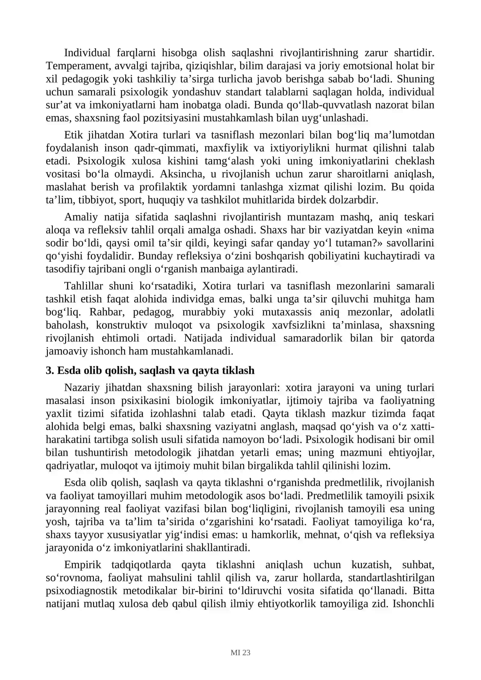 Xotira jarayonlari 4