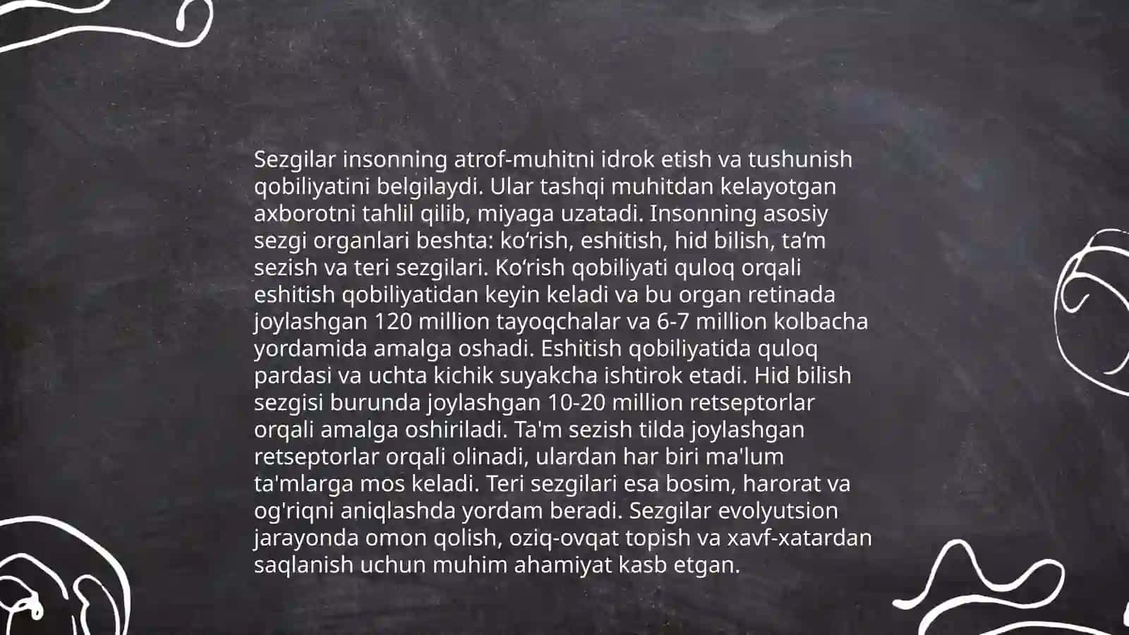 Sezgilar haqida tushuncha 4