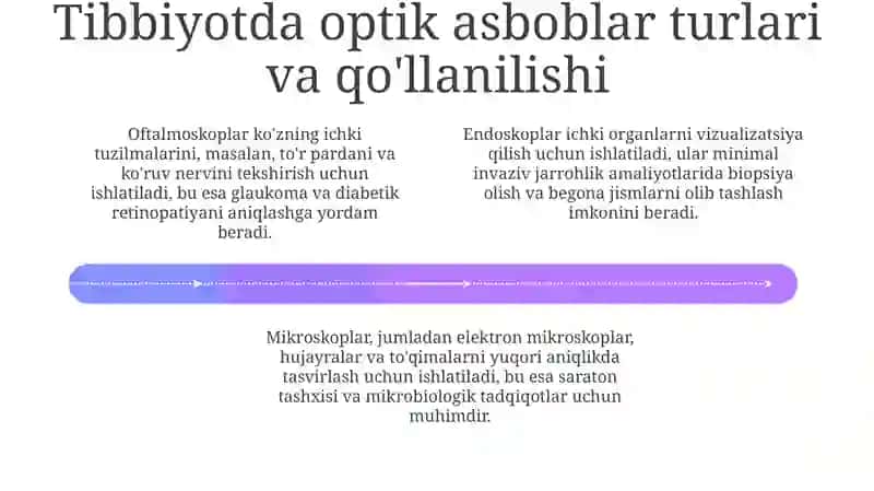 Optik asboblar tibbiyotdagi ahamiyati 4