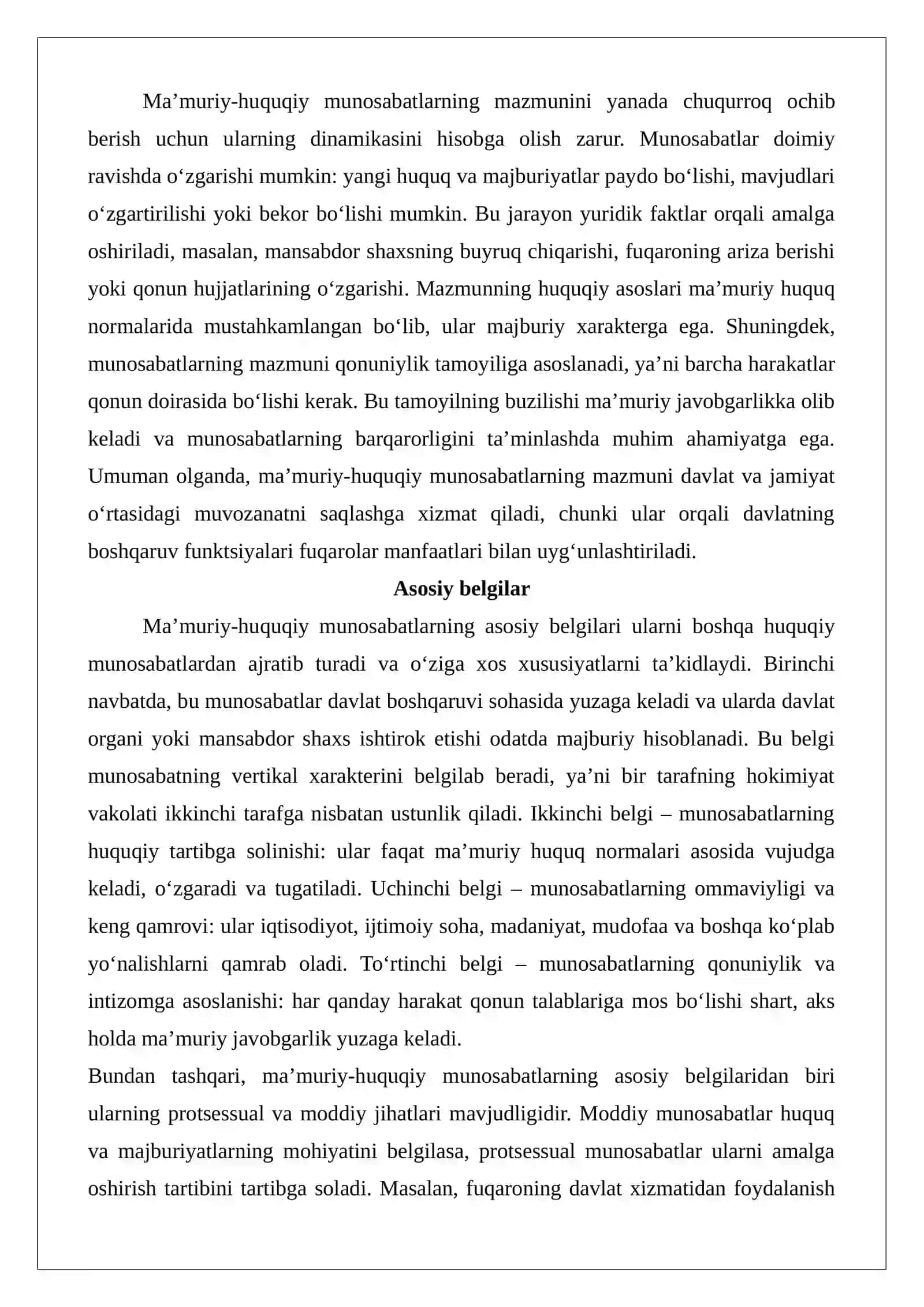 Ma’muriy-huquqiy munosabatlar va ularning turlari 4